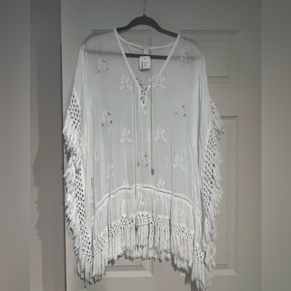 SAKS FIFTH AVENUE NWT cover up top size L